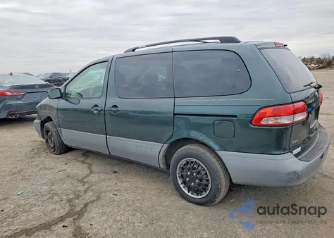 2002 Toyota Sienna Ce from USA, damaged, VIN 4T3ZF19CX2U435230